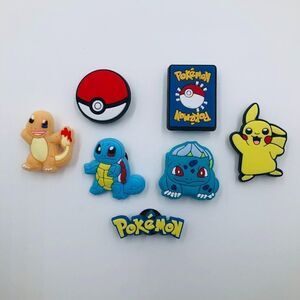 7 Pokemon Shoe Charms - Original Made for Crocs Accessories Wristband